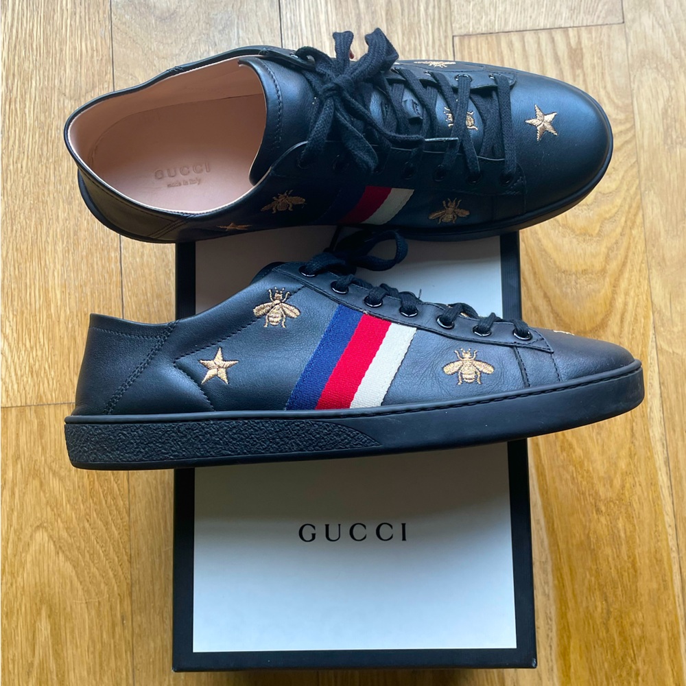 Gucci Ace Embroidered Sneaker UK40. 100% authentic✨
